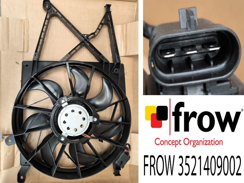 FROW 3521409002 — RADYATÖR FAN MOTORU OPEL ASTRA-G ZAFIRA A Z16XE