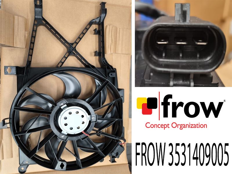 FROW 3531409005 — RADYATÖR FAN MOTORU OPEL ASTRA H