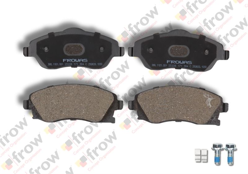 FROW 3661101101 — FREN BALATASI ON (131,6 mm) OPEL CORSA B C COMBO MERIVA A