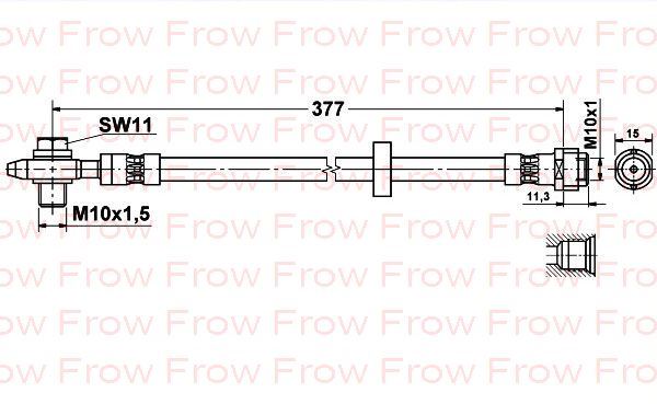 FROW 4131117002 — ÖN FREN HORTUMU POLO HB