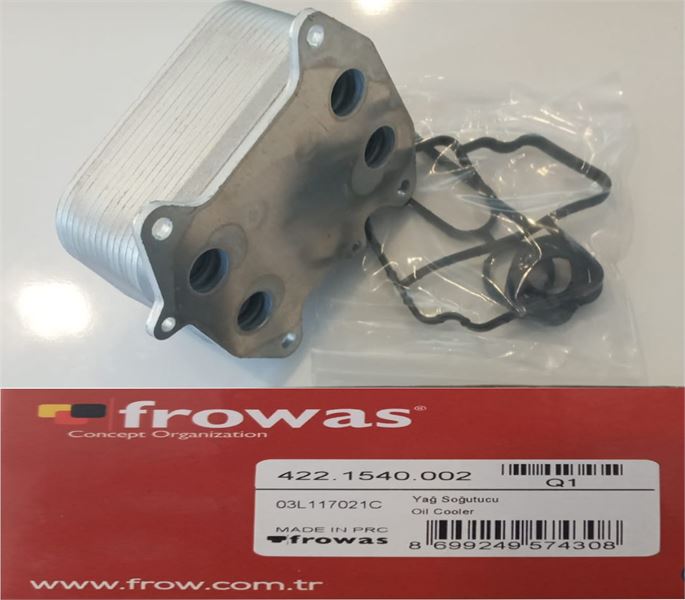 FROW 4221540002 — YAĞ SOĞUTUCU (PETEK) CRAFTER CADDY KOMPLE III 20TDI