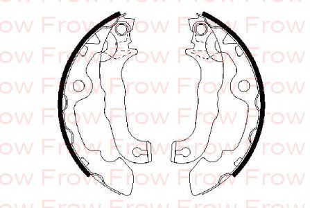 FROW 5091103001 — PABUÇLU BALATA (203X38 MM) FORD FOCUS I 14 16V 16 16V 18 16V 98-04
