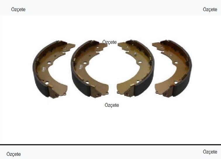 FROW 5131103001 — PABUCLU BALATA (300X46 MM) ISUZU D-MAX 25D 30D 30D 4×4 30 DITD 02-