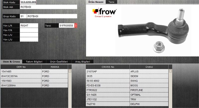 FROW 5131202001 — ROT BASI (SAG) FORD KUGA 20TDCI