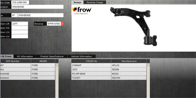 FROW 5131206001 — SALINCAK (SOL) FORD KUGA 20TDCI