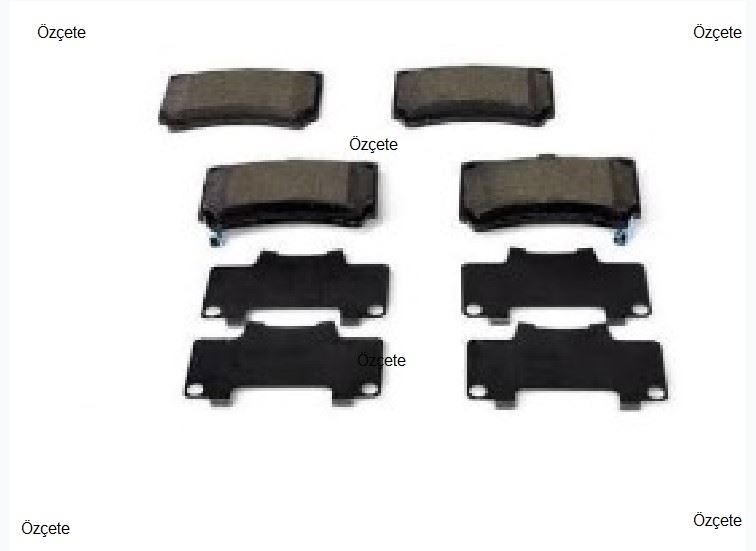FROW 5521101005 — FREN BALATASI ON (91 mm) MAZDA 323 89-