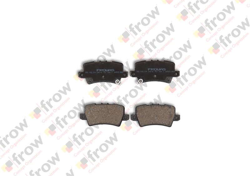FROW 5531102014 — FREN BALATASI ARKA HONDA CIVIC VIII
