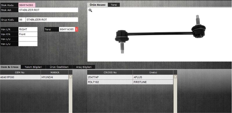 FROW 5541215058 — Z ROT (STABILIZER) (ON SAG) HYUNDAI IX20 09.2010-
