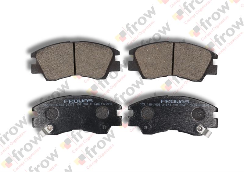 FROW 5551101003 — FREN BALATASI ÖN (127 mm) HYUNDAI L200 L300 PAJERO 87-