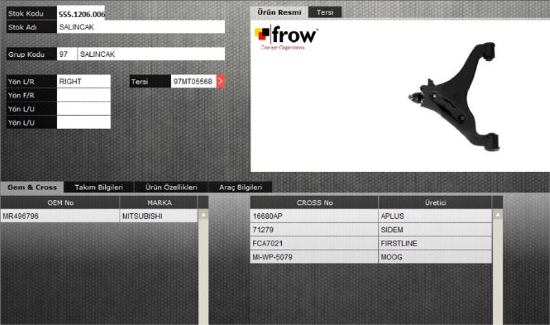 FROW 5551206006 — SALINCAK (SAG) MITSUBISHI PAJERO III V60 V70