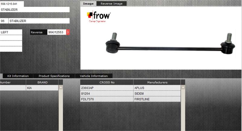 FROW 5561215041 — Z ROT (STABILIZER) (ON SOL) KIA CARNIVAL GRAND CARNIVAL III
