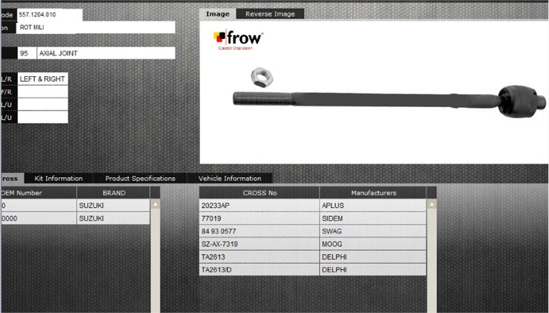 FROW 5571204010 — ROT MİLİ (ROT KOLU) SUZUKI VITARA 2005-
