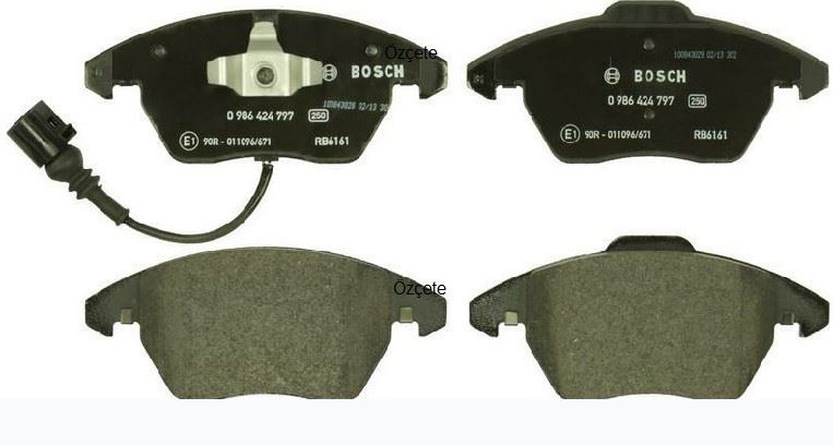 FROW 6641101001 — FREN BALATASI ON (155 mm) VOLKSWAGEN A3 CADDY GOLFV 19 20