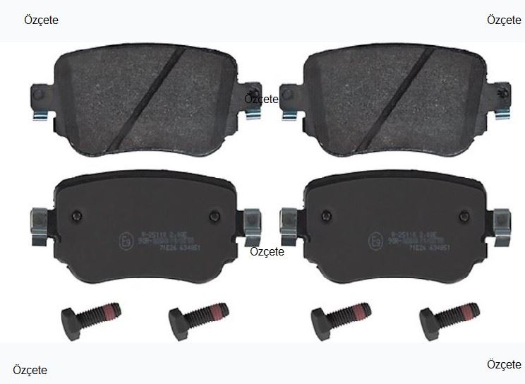 FROW 7031102003 — FREN BALATASI ARKA (1041 mm) SEAT LEON SKODA OCTAVIA III AUDI A1 VOLKSWAGEN CADDY IV 15- ALHAMBRA SHARAN