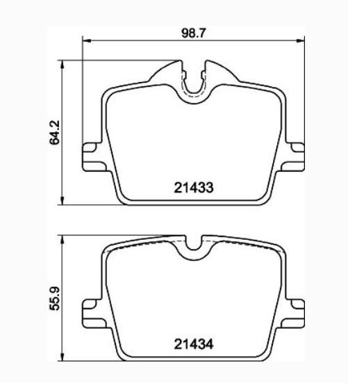 FROW 8021102001 — FREN BALATASI ARKA BMW 3 SERISI G20 G21 TOYOTA SUPRA 19-