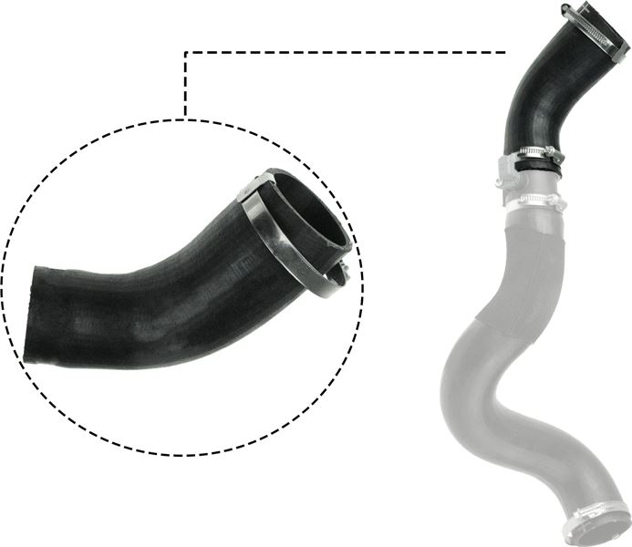 GATES 090616 — TURBO HORTUMU GİRİŞ [KÜÇÜK] TRANSIT V-347 V-363 2.2 TDCI 11-18