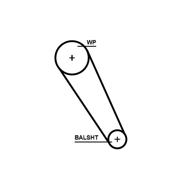 GATES 5713XS — SU POMPA KAYIŞI (VW GOLF 13-20 PASSAT 13- AUDI A3 13-20 A4 13- A6 15- SEAT LEON 13-20)