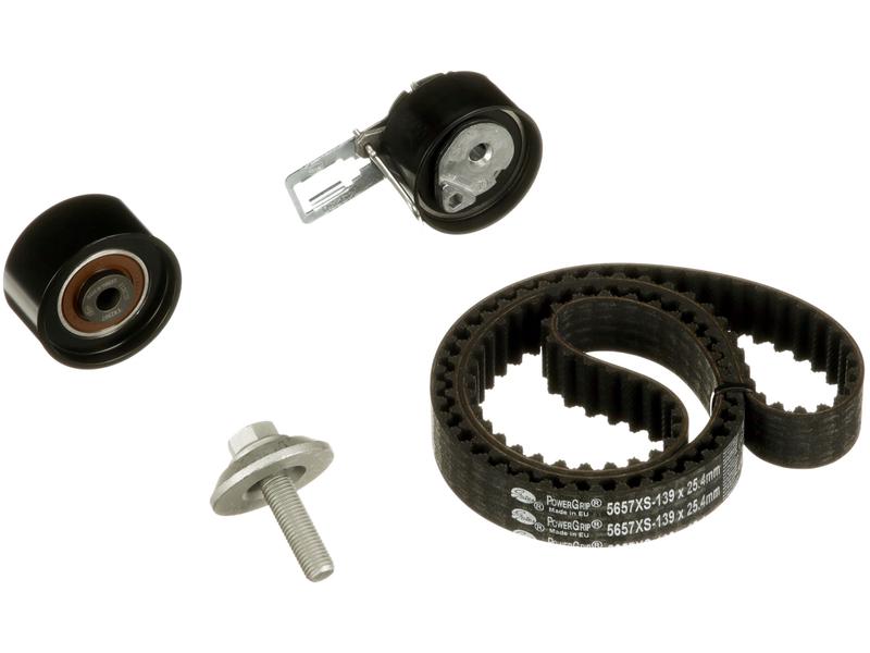 GATES K015657XS — EKSANTRİK GERGİ KİTİ EURO5 139 DİŞ P107-206-207-307-BIPPER-C2-C3-NEMO-XSARA 1.4HDI FIESTA V-FUSION 1.4TDCI