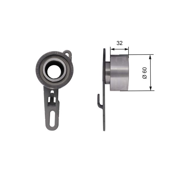 GATES T41150 — TRİGER GERGİ RULMANI TRANSİT 2.5D