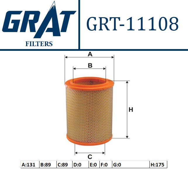 GRAT 11108 — HAVA FILTRESI DIS TELLI ( RENAULT R12)