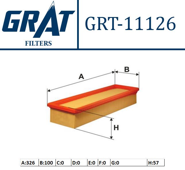 GRAT 11126 — HAVA FILTRESI 115 BG LAGUNA I 2.0 F3R