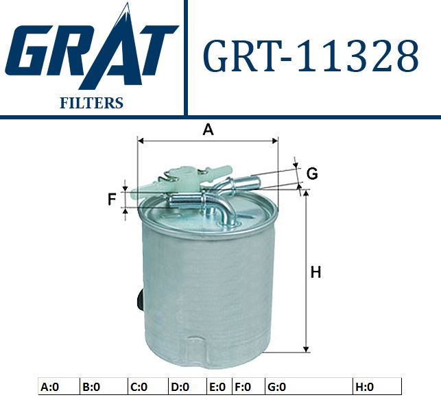 GRAT 11328 — MAZOT FILTRESI - (ACIK TIP)-(NISSAN QASHQAI 07/13 2.0 DCI RENAULT KOLEOS 4×4 2.0 DCI )