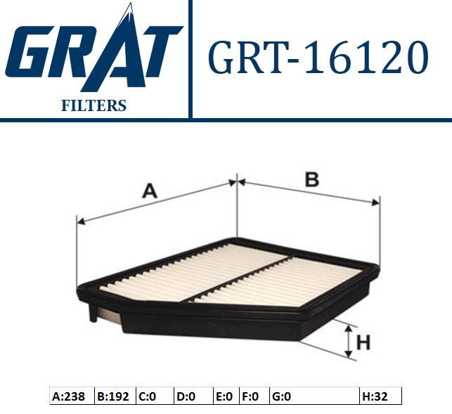 GRAT 16120 — HAVA FİLTRESİ HYUNDAI MATRIX 06-10