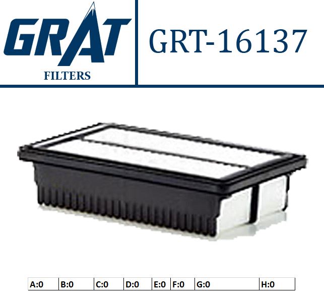 GRAT 16137 — HAVA FİLTRESİ HYUNDAI I20 1.2 1.4 BENZİNLİ-DİZEL 2015-
