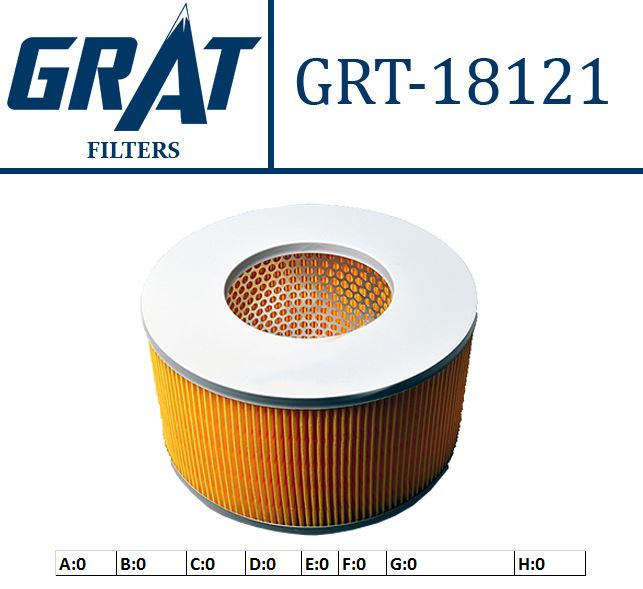 GRAT 18121 — HAVA FİLTRESİ TOYOTA HILUX 98-00 2WD LN145