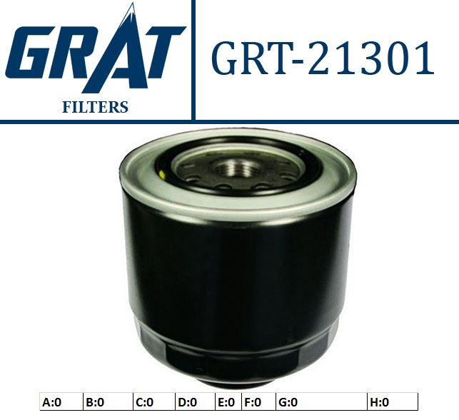 GRAT 21301 — YAKIT FİLTRESİ MITSUBISHI L200 2.5 DID 06-10 EURO4