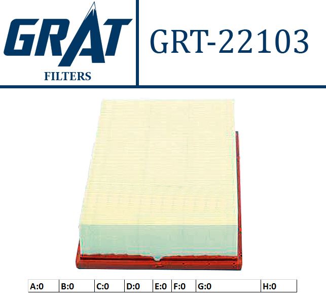 GRAT 22103 — HAVA FİLTRESİ (MERCEDES M111 W210)
