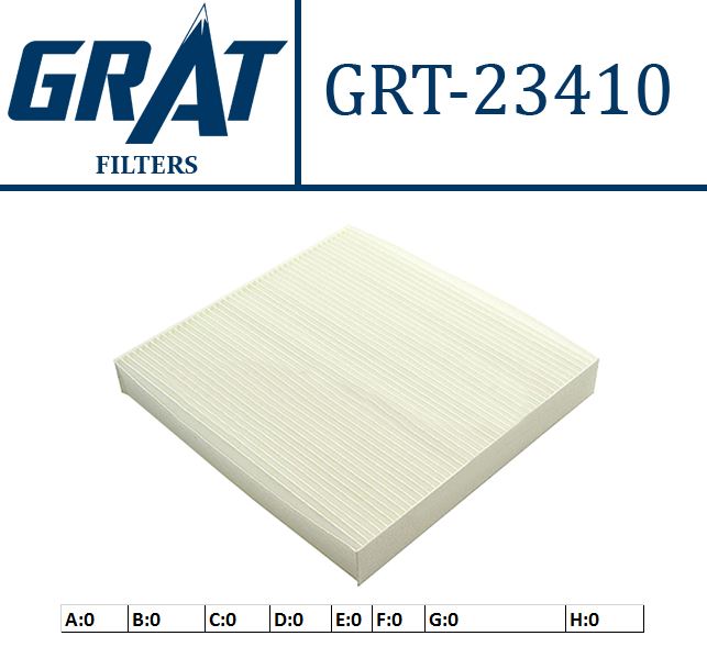 GRAT 23410 — POLEN FİLTRESİ HONDA ACCORD 03-08 CIVIC 06-12 CRV 07-11