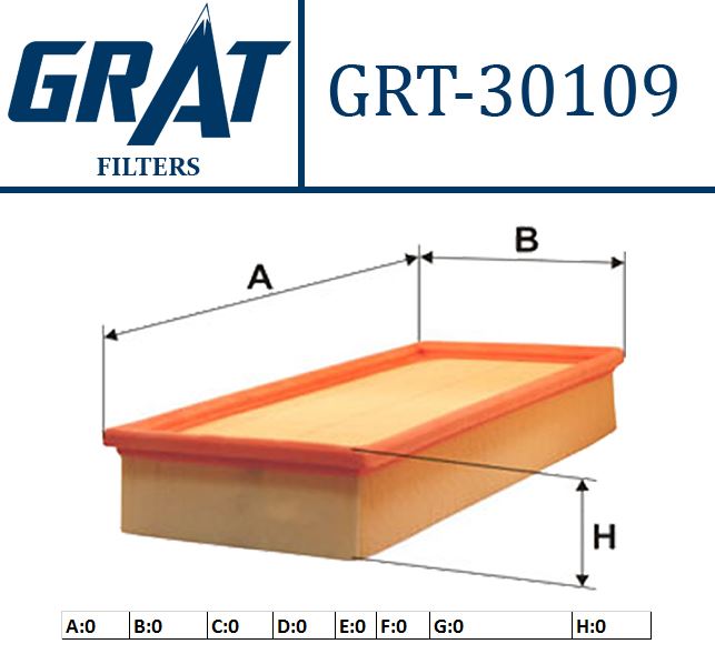GRAT 30109 — HAVA FİLTRESİ ( BMW M50 / E34 )
