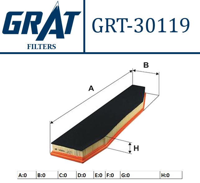 GRAT 30119 — HAVA FİLTRESİ (BMW X3-E83 / N47-N57 )