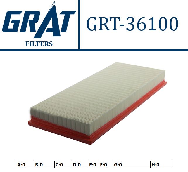 GRAT 36100 — HAVA FILTRESI (JAGUAR X-TYPE 2.0 2.5 3.0 V6 01-09)