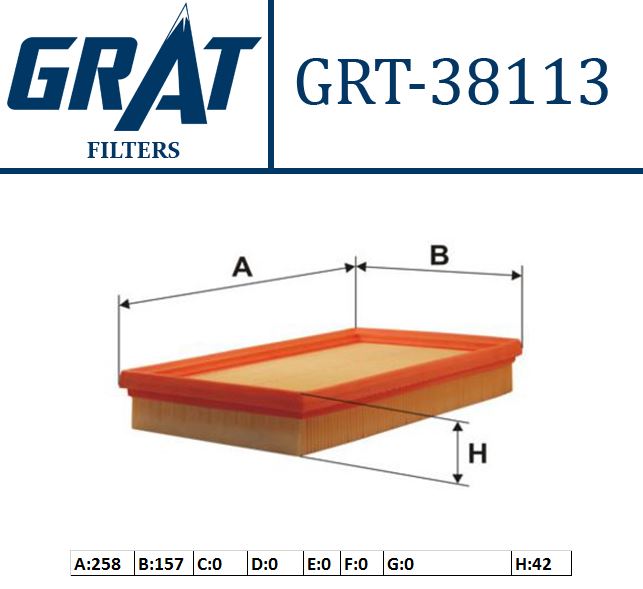 GRAT 38113 — HAVA FILTRESI - (KIA SEPHIA 93/97 )