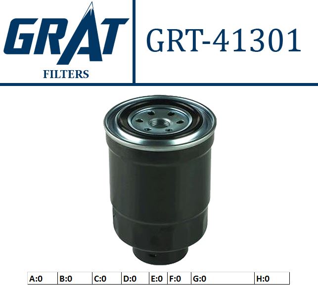 GRAT 41301 — YAKIT FİLTRESİ NISSAN PICKUP D21 88-98 / NAVARA SKYSTAR 03-12 / VANETTE / PRIMERA 00-02 / PATHFINDER / PATROL /