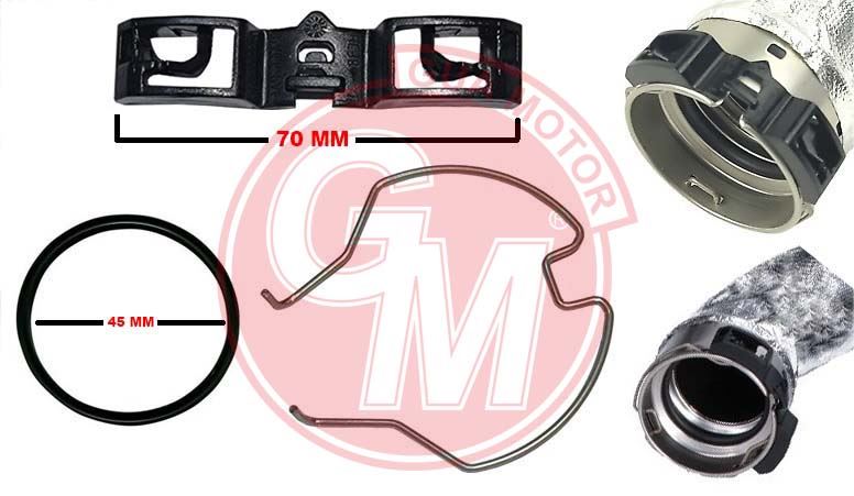 GUA 40550 — TURBO HORTUM TAMİR TAKIMI İNCE TARAF 144609034R - 144608957R - 144605243R - 1446