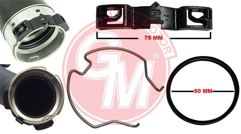 GUA 40656 — TURBO HORTUM TAMİR TAKIMI KALIN TARAF 144609034R - 144600199R - 144602500R - 144