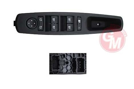 GUA 41416 — CAM AÇMA ANAHTARI KUMANDA GRUBU RENAULT MEGANE III-FLUENCE DÖRTLÜ MERKEZİ KİLİT DÜĞMELİ AYNA AY ARLI
