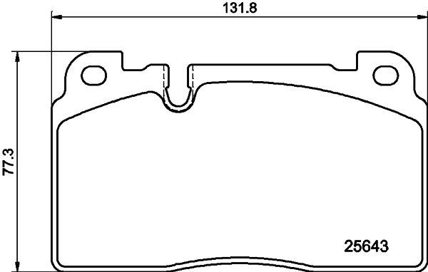 HELLA PAGID 8DB355020241 — ÖN FREN BALATASI. A6 -A7-Q5 13>