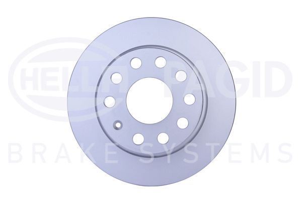 HELLA PAGID 8DD355109601 — ARKA FREN DİSKİ-253X10 5×112 (VW CADDY 04- GOLF 04- AUDI A3 04- SEAT LEON 06-)