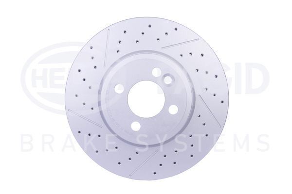 HELLA PAGID 8DD355116211 — FREN DİSKİ ÖN HAVA KANALLI ( MINI COOPER R50-R52-R53 DELİKLİ )