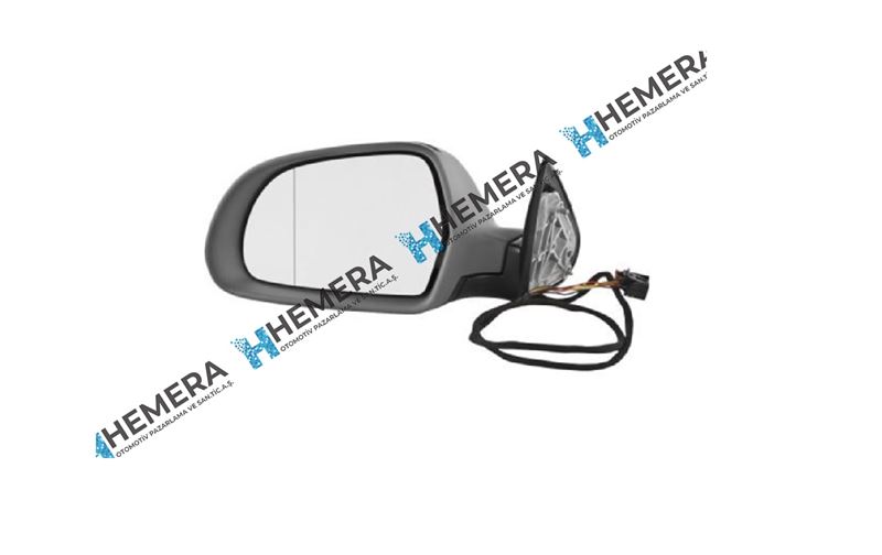 HEMERA 1Z1857507N — AYNA SOL KOMPLE ELEKTRİKLİ SKODA OCTAVIA 2009--