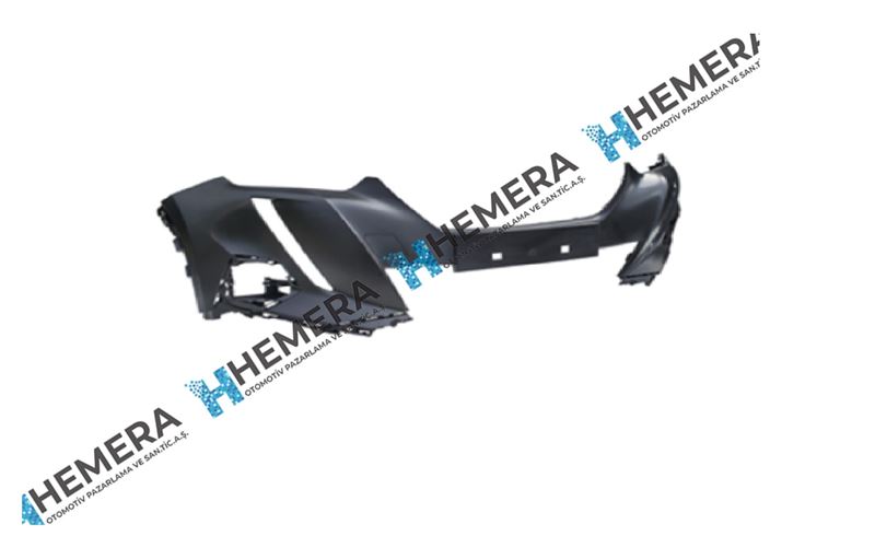 HEMERA P1200819 — TAMPON ÖN SİYAH ASTARSIZ SENSÖR DELİKSİZ PEUGEOT 2008 2019--