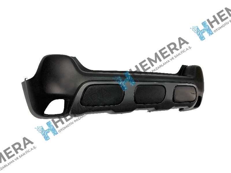 HEMERA P2C3A174A — TAMPON ARKA KOMPLE MAT SİYAH CITROEN C3 AIRCROS 2017--