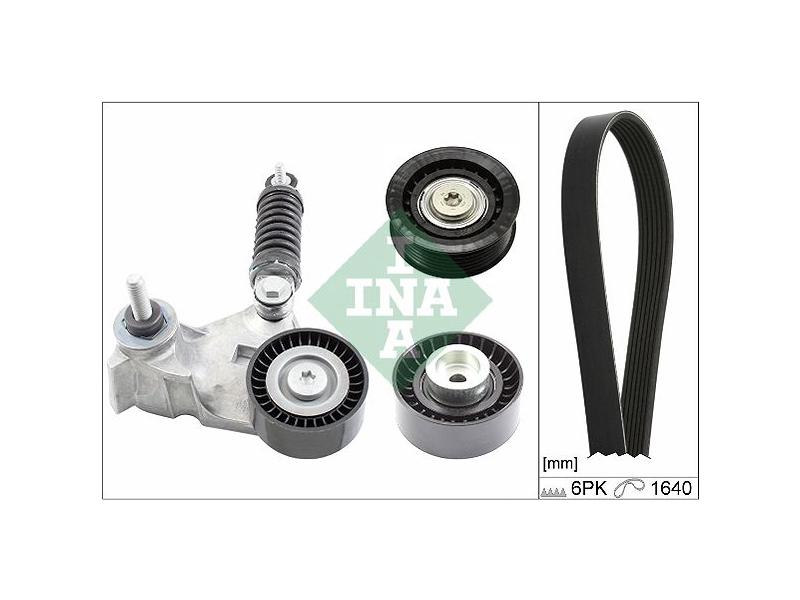 INA 529010410 — V KAYIŞ GERGİ AVARE RULMAN KAYIŞ FORD TRANSİT-MONDEO 01> 2.0 TDCİ ÖNDEN ÇEKER 125 PS XS7E 19A216 BD-CC1Q