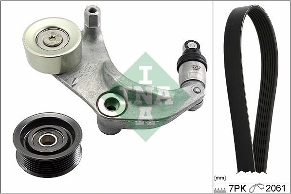 INA 529015310 — ALTERNATÖR V KAYIŞI OTOMATİK GERGİ RULMANI HONDA CIVIC 1.6 1.8 HB SDN 06- CRV 2.0 RE5 07-