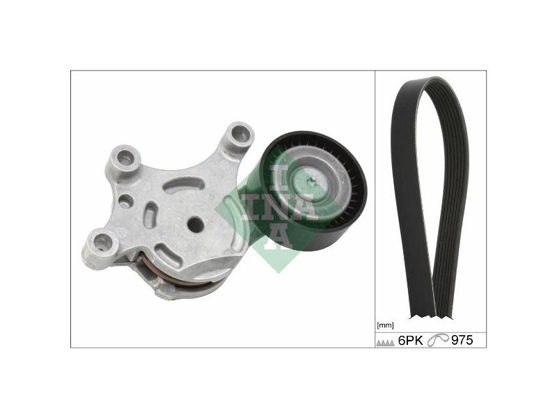 INA 529026110 — ALTERNATÖR KAYIŞ KİTİ 6M5Q 6A228 DA+ 6PK 976 / AV6Q 6C301 DAFORD FOCUS/308/307/C4 1.6 TDCO-HDO 04-12(