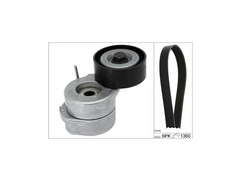 INA 529029310 — V KAYIŞ SETİ (V KAYIŞI +V KAYIŞ GERGİSİ KOMPLE) OPEL ASTRA J, CORSA D-E A13DTC A13DTE 10-
